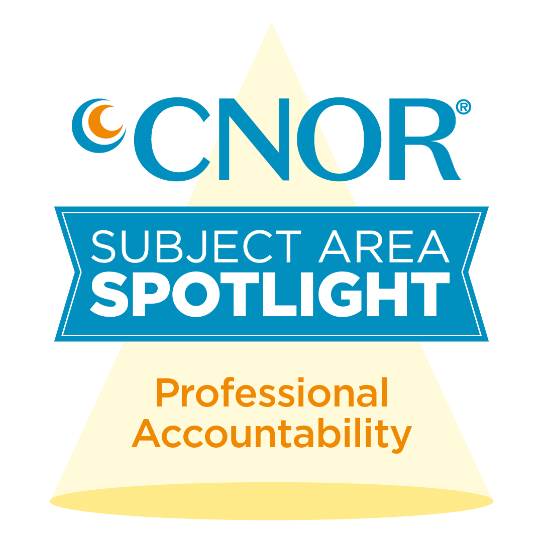 CNOR Subject Area Spotlight: Professional Accountability