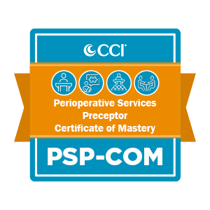 Perioperative Services Preceptor Certificate of Mastery (PSP COM) Live/Virtual June 25, 2023